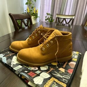 Men's Waterproof Timberland Work Boot, color: wheat